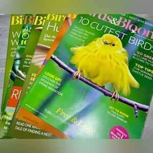 Birds & Blooms‎ Magazine Lot 6 Issues W/ Hummingbird Cover Gardening Nature 2019